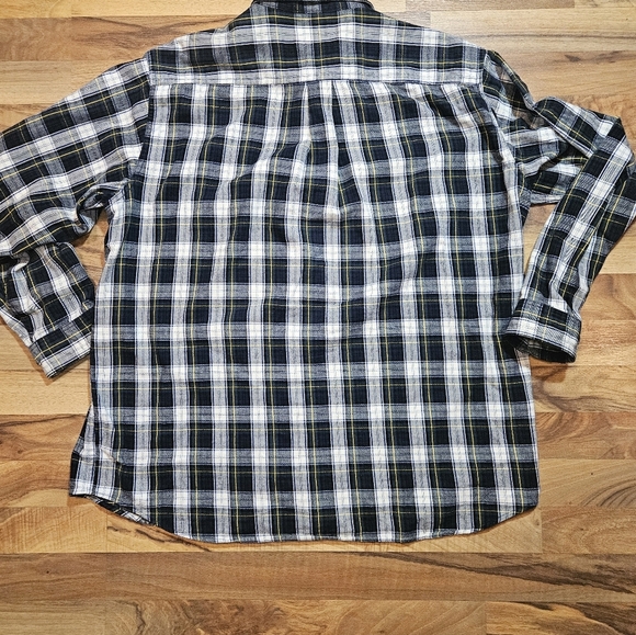 L.L. Bean XL Large Scotch Plaid Flannel Mens Shirt 228061 - Picture 10 of 10